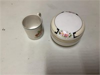 Trinket box and miniature mug