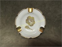 Gold Rose Design Bavaria China Germany ashtray