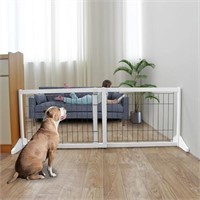 ZJSF Free Standing Indoor Dog Gate for The House