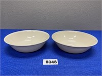 2 Corelle 8" Round Serving Bowls