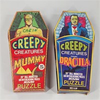 HG TOYS THE MUMMY & DRACULA PUZZLES