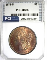 1878-S Morgan MS66 LISTS $1100