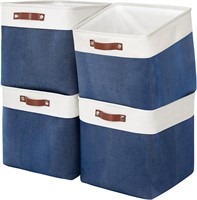 Cube Storage Bins - 13x13x13 Fabric - 4pack