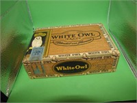 Vintage 10c White Owl Cigar Box