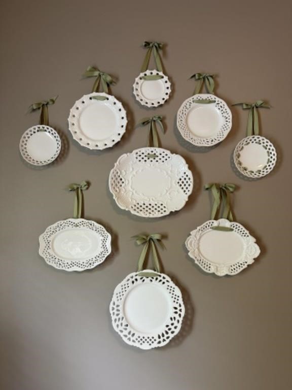 Lace Edge Decorative Plates