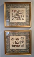 Two Framed and Matted Prints