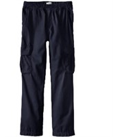 Boys Pull on Chino Cargo Pants, Navy, Size 12