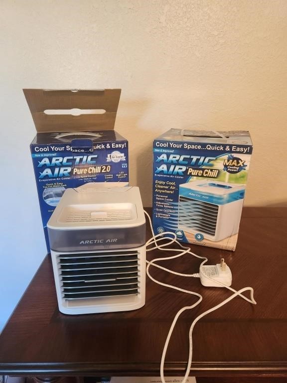 2 Artic Air Pure Chill Coolers