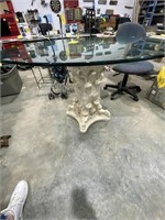 Glass Top Table w/ 2 Glass Tops