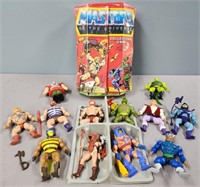 Masters Universe Travel Case & Action Figures