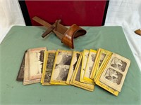 *STEREOSCOPE & BOX OF CARDS