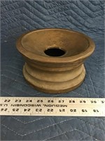 Antique Brass Spittoon with Removable Top