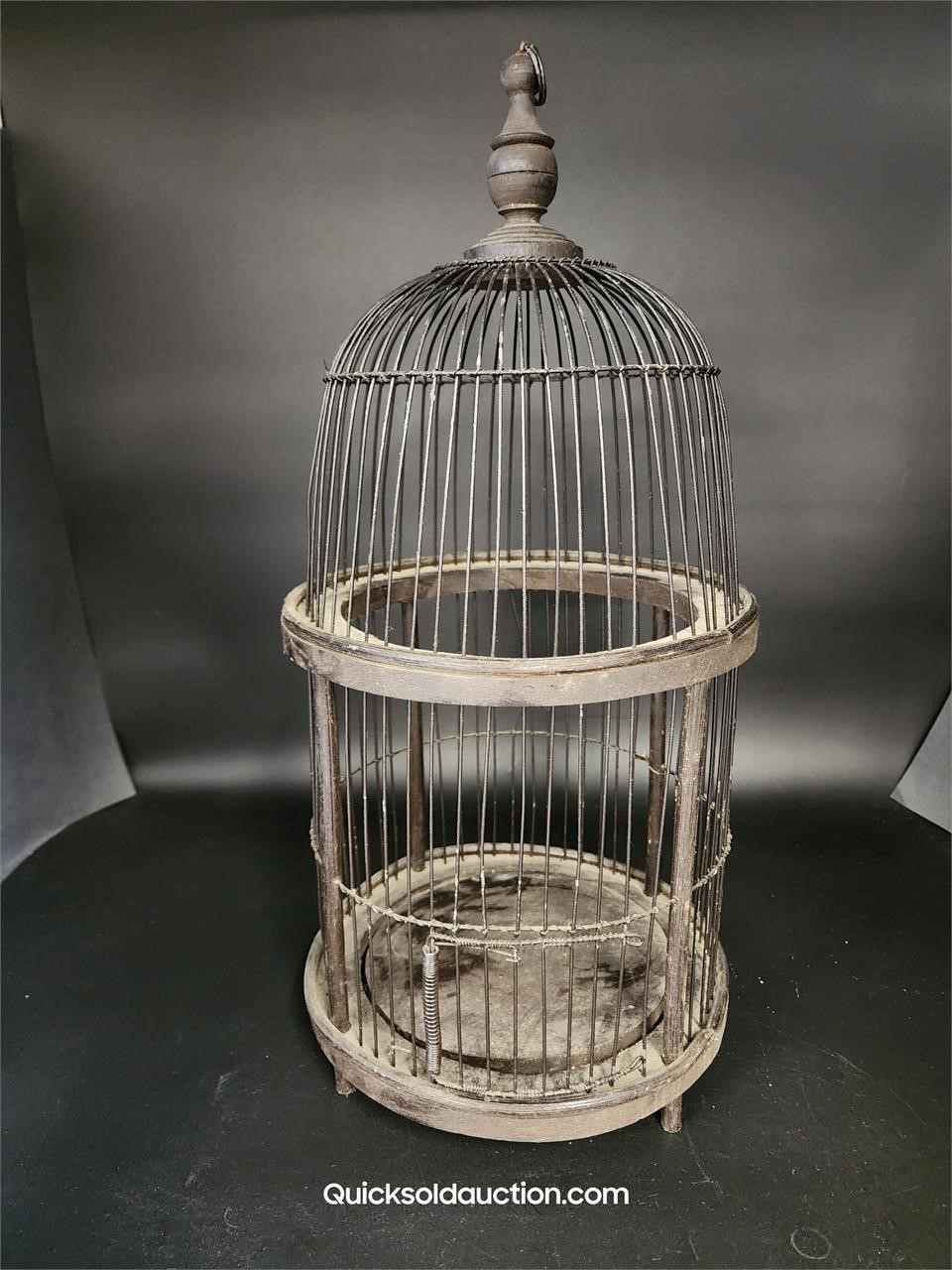 Ornamental Bird Cage - Woo And Wire- Needs A Dust