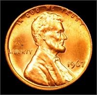 1967-p Lincoln Cent 1c Grades GEM++ RD