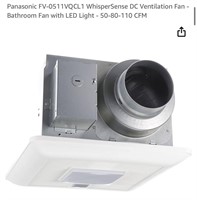 Panasonic Ventilation Bathroom Fan with LED Light