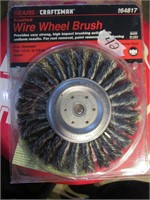 Craftsman Knotted Wire Wheel brush 6in.
