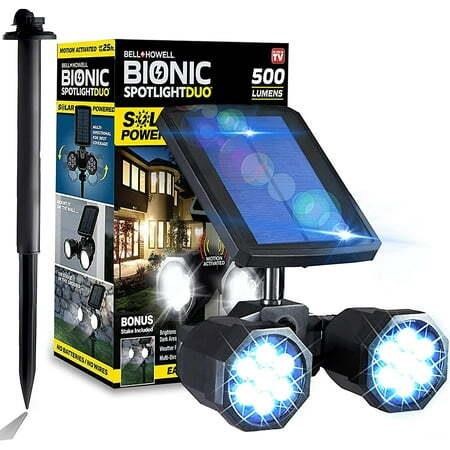 Bell and Howell Bionic Spotlight Duo Solar Outdoor