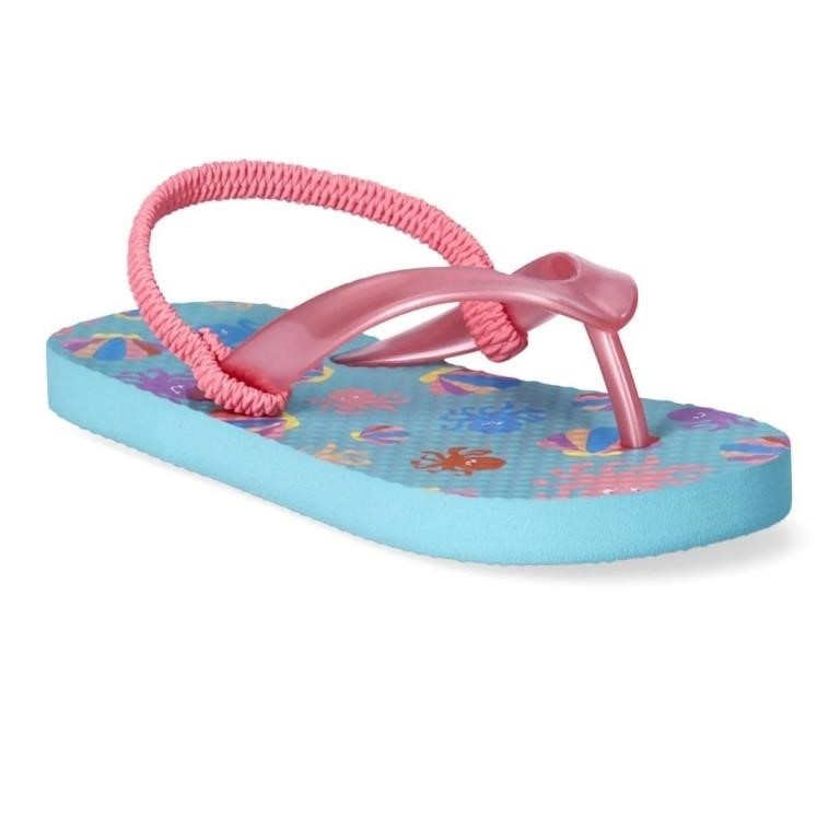 New Wonder Nation Toddler Girl Printed Flip Flop