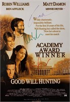 Robin Williams Autograph Good Will Hunting Poster
