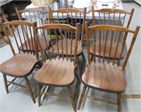 Set of 6 Windsor Style Chairs