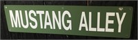 Mustang Alley Sign