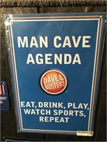 Dave & Busters Man Cave Sign
