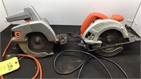 (2) Black & Decker Circular Saws