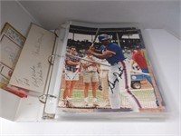 BINDER FULL OF SIGNED 8X10 PHOTOS. SEE BELOW
