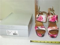 Ladies Jessica Simpson Floral Shoes Size 9 1/2