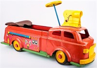 Wyandotte Vintage Child Ride-On Fire Truck Toy