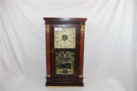 Seth Thomas Ogee Clock With Key, Pendulum, And