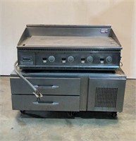 Griddle and Rolling Cabinet