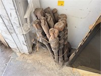 Bundle of Antique Rail Spindles