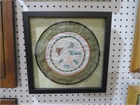 FRAMED HANDMADE SILK ART DECOR