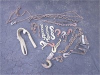 chains, hooks, parts