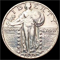 1930-S Standing Liberty Quarter NEARLY