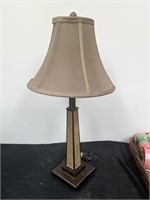 Nice 24-in brown electric lamp