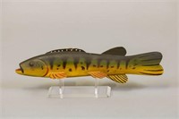 C. Bashore Perch Fish Spearing Decoy, Whitehall,