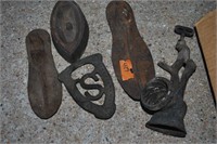 shoe forms and sad iron