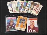 (18) 1960's Football Cards w/ Stars- Ditka, etc.