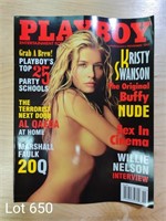 Playboy Vol 49, No 11, 2002, Kristy Swanson