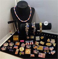 45pc American Jewelry Lot