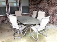 Oval Patio Table Set