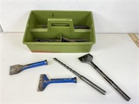 cement chisels, etc