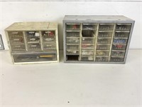 Pair of organizers and contents - see photos