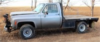 1975 Chevrolet Pickup w/Front Snow Blade