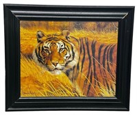 Artist Signed Tiger Print