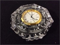 Waterford Crystal Quartz Boudoir Clock
