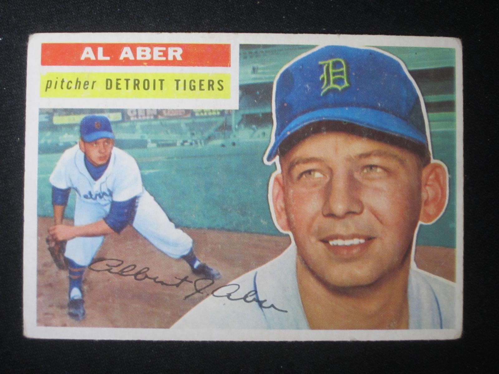 1956 TOPPS #317 AL ABER DETROIT TIGERS