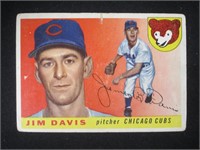 1955 TOPPS #68 JIM DAVIS CHICAGO CUBS